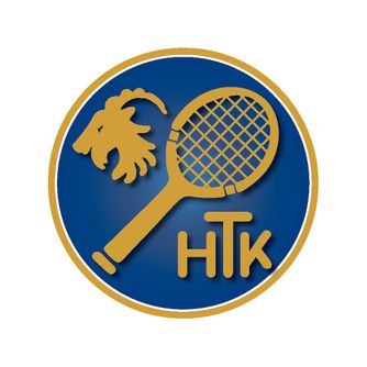 Hudiksvalls Tenniskllubb logotyp med skugga