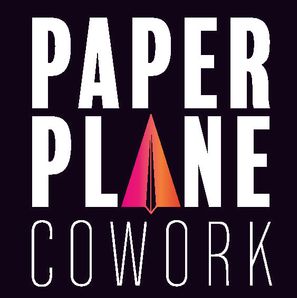 Paper Plane logotyp svart